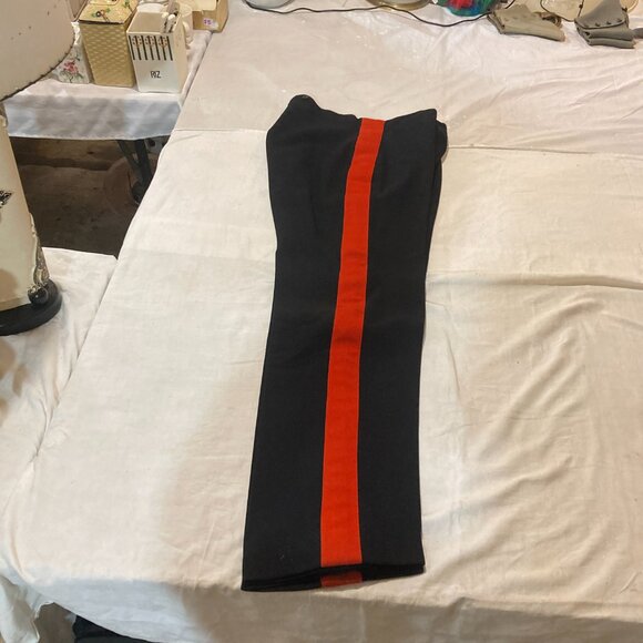 Vtg royal canadien artillery shawl collared red scarlet army military mens mess - Picture 9 of 9